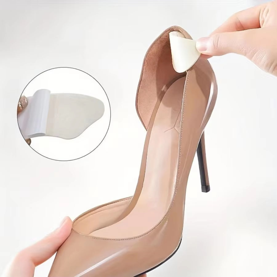 8-Pack Heel Pads for Too Big Shoes Self-Adhesive Heel Protectors Heel Inserts Improve Shoe Fit and Comfort Prevent Heel Slippage